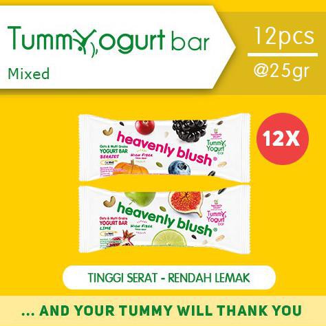 

{BISA COD} Heavenly Blush Tummy Yogurt Bar Berries dan Lime 12 Pcs x 25Gr NEW [Kode 1|Kode 2|Kode