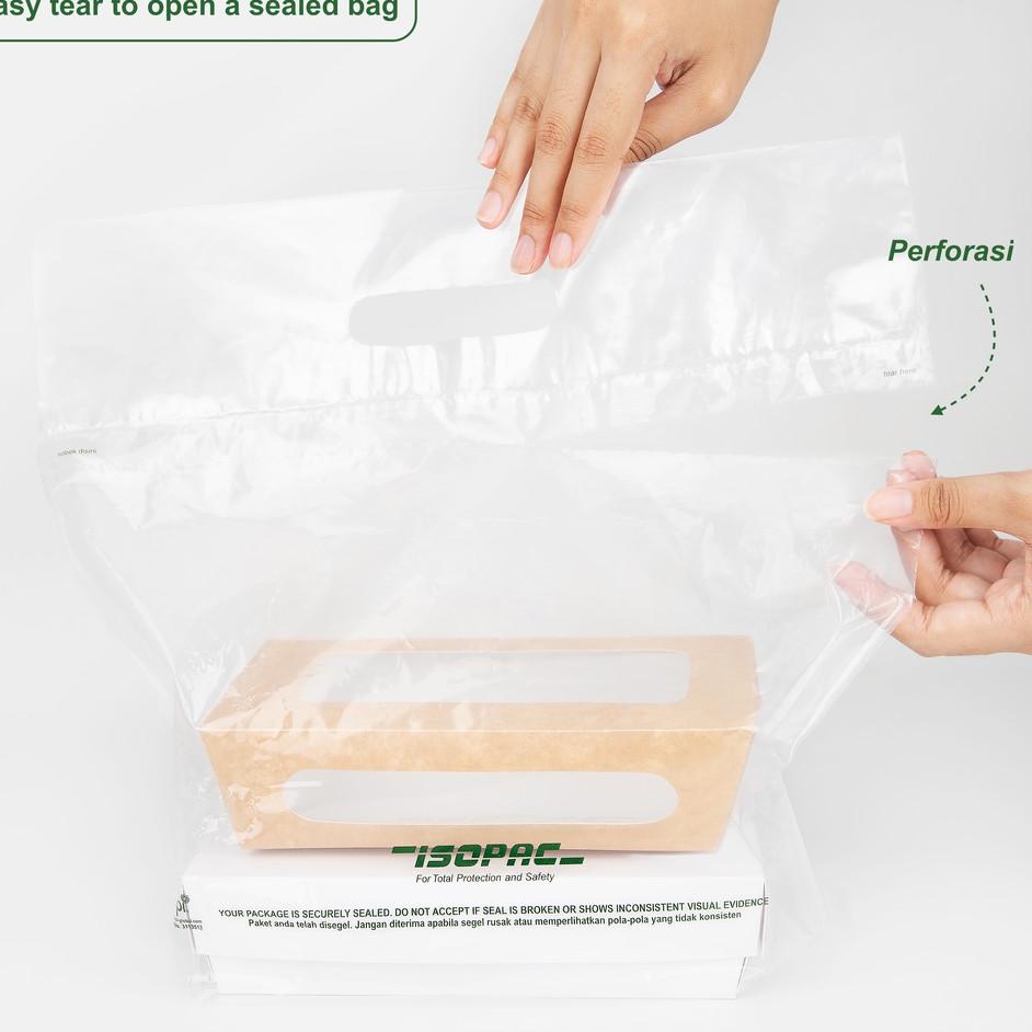 

♠ Kantong Bersegel ISOPAC ( 1 Pack isi 50pcs ) Kemasan Plastik - Delivery Bag - Plastik segel ✬