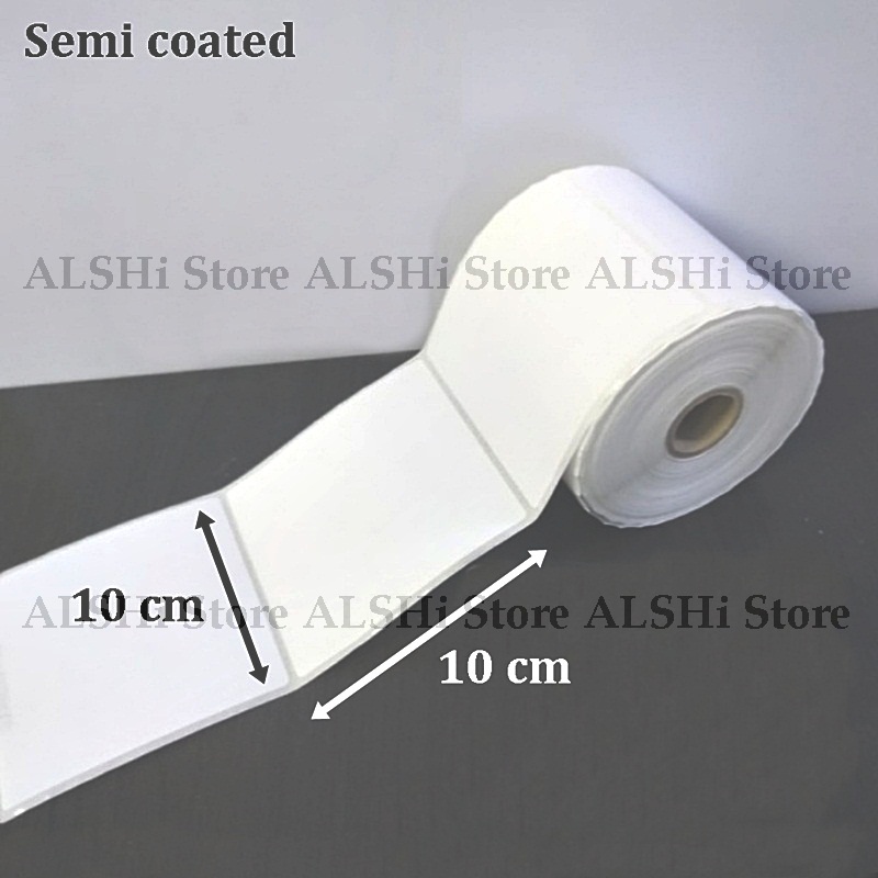 

Kertas Sticker Label Barcode Semicoated(1 line)100 x100 mm 10 x10 cm