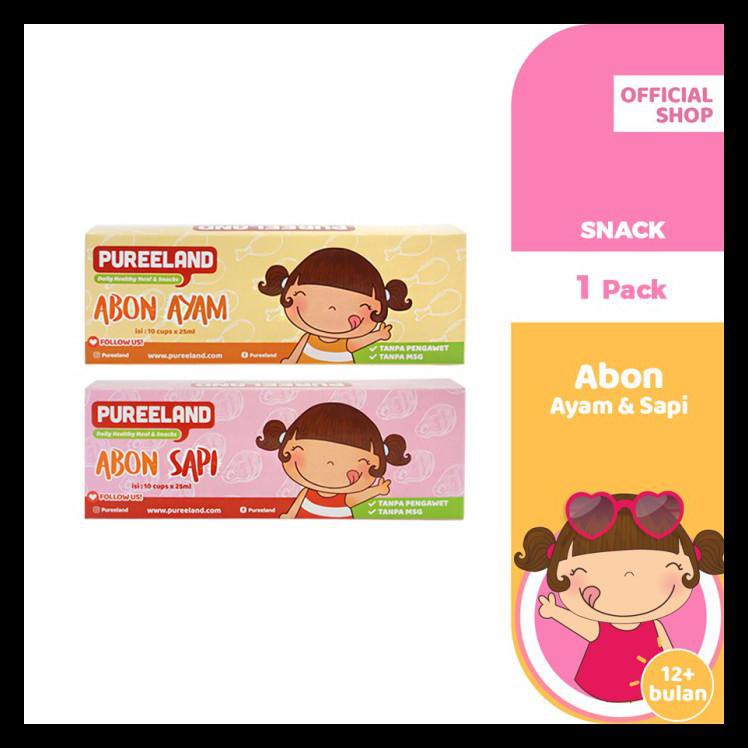 SPECIAL Pureeland Baby Floss Beef & Chicken / MPASI Bayi Organik