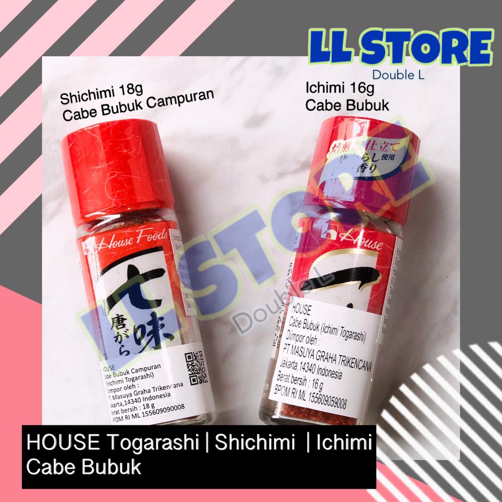 

HOUSE Togarashi Shichimi Ichimi Cabe Bubuk Jepang