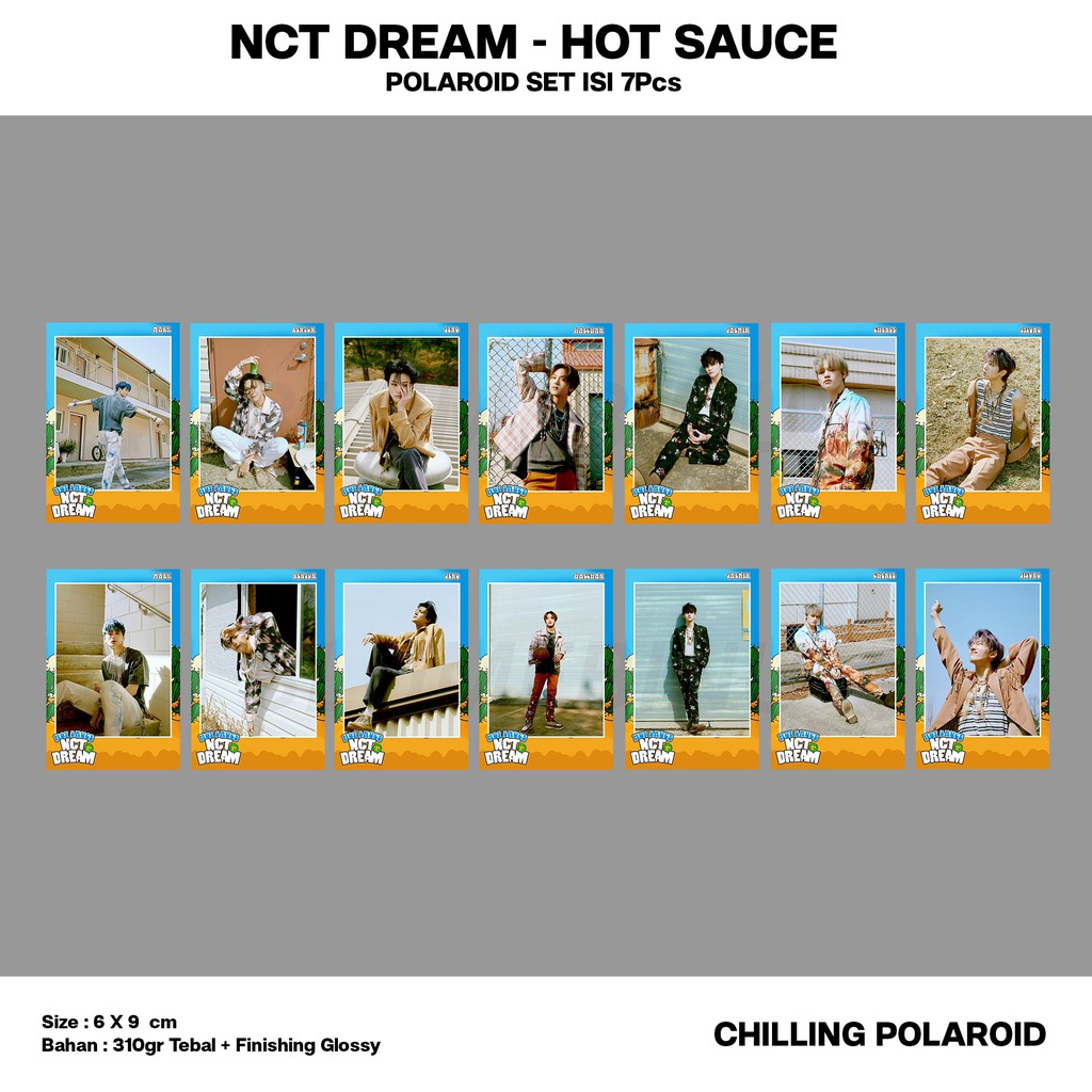 Polaroid NCT DREAM Hot Sauce - Chilling