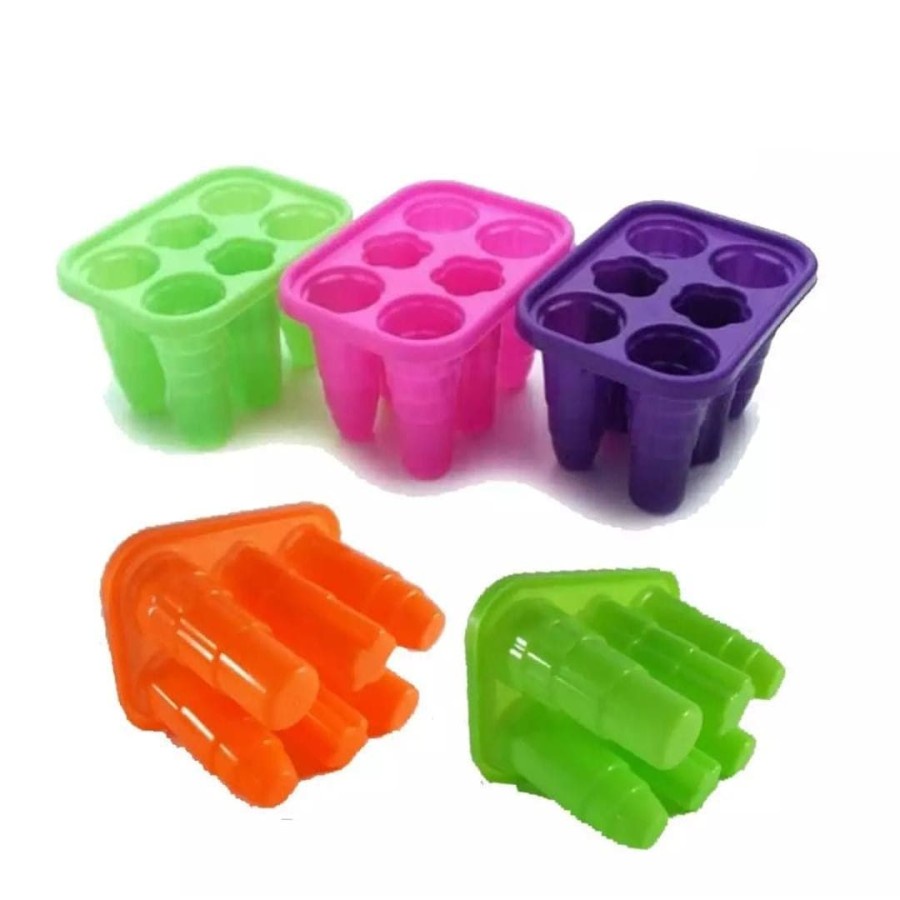 Cetakan Es Lilin / Lolly / Jelly Stik Motif  / Ice Tray Stick Cetakan Agar Isi 6 Stik / Agar