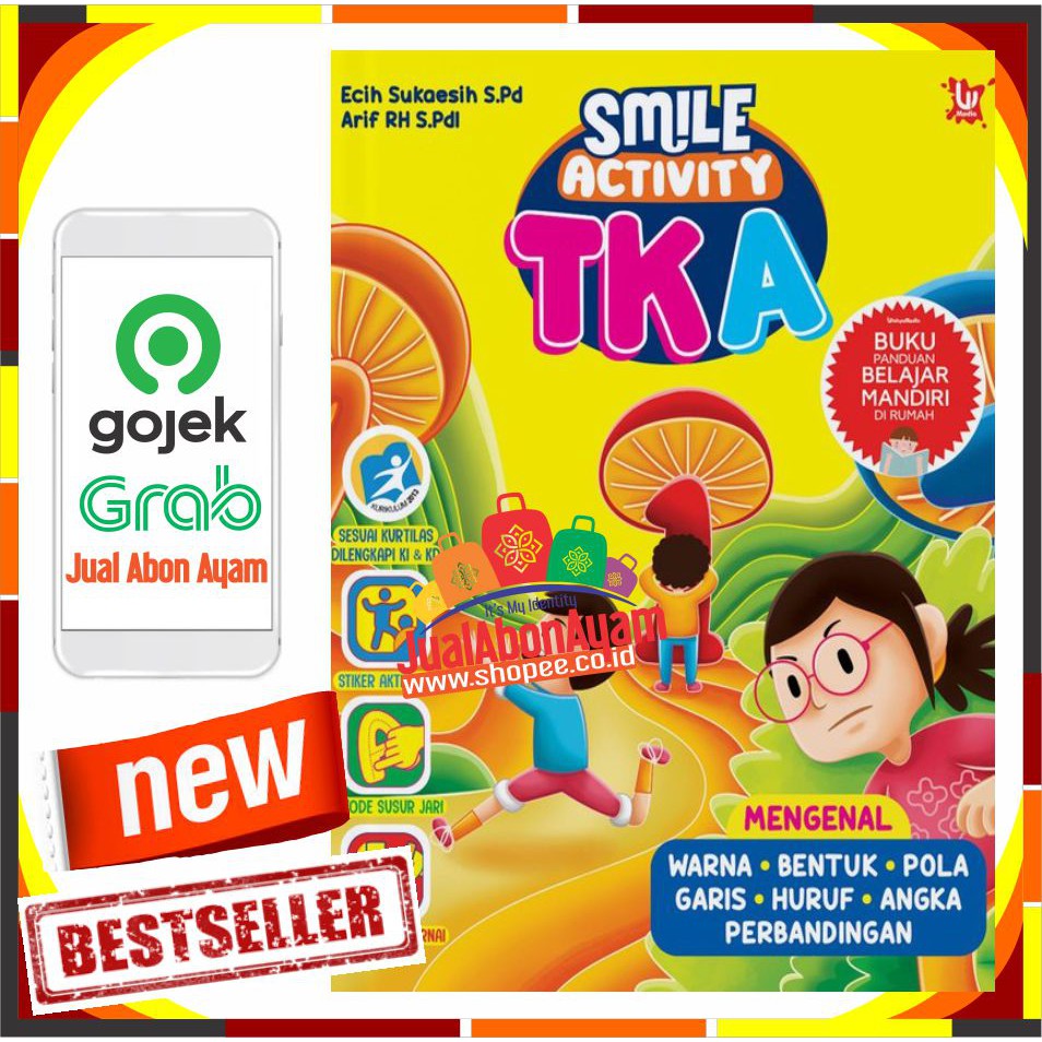 Jual BUKU SMILE ACTIVITY : TK A ECIH SUKAESIH & ARIF RH | Shopee Indonesia