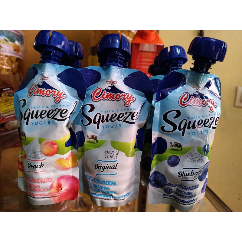 

Cimory Squeeze peach,ORI, blueberry