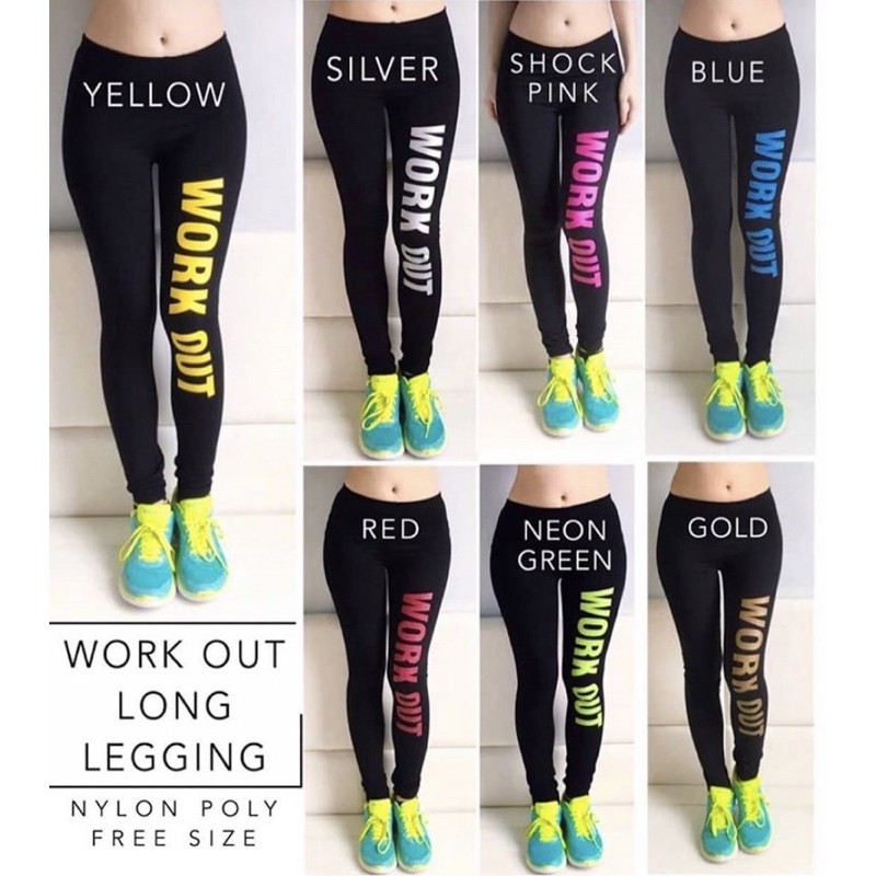 Legging Sport Panjang #901 Import fit to S-XXL