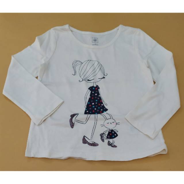 GB101 babyGap Kaos Anak Perempuan 4T