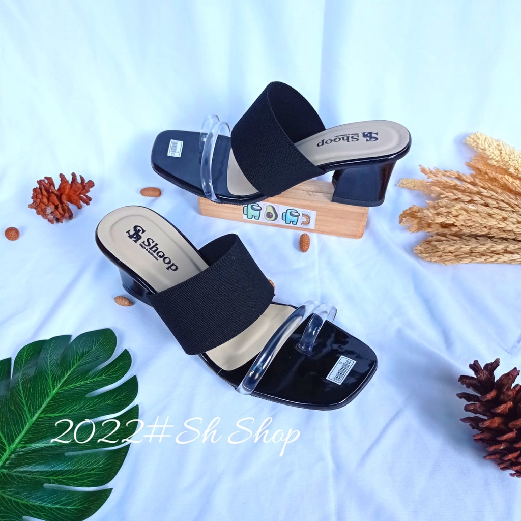 Promo Sandal Heels Wanita Terbaru / High Heels Termura / Snadal Hak Tahu Wanita 5 cm / Sandal Wanita Original / Sandal Wanita Korea