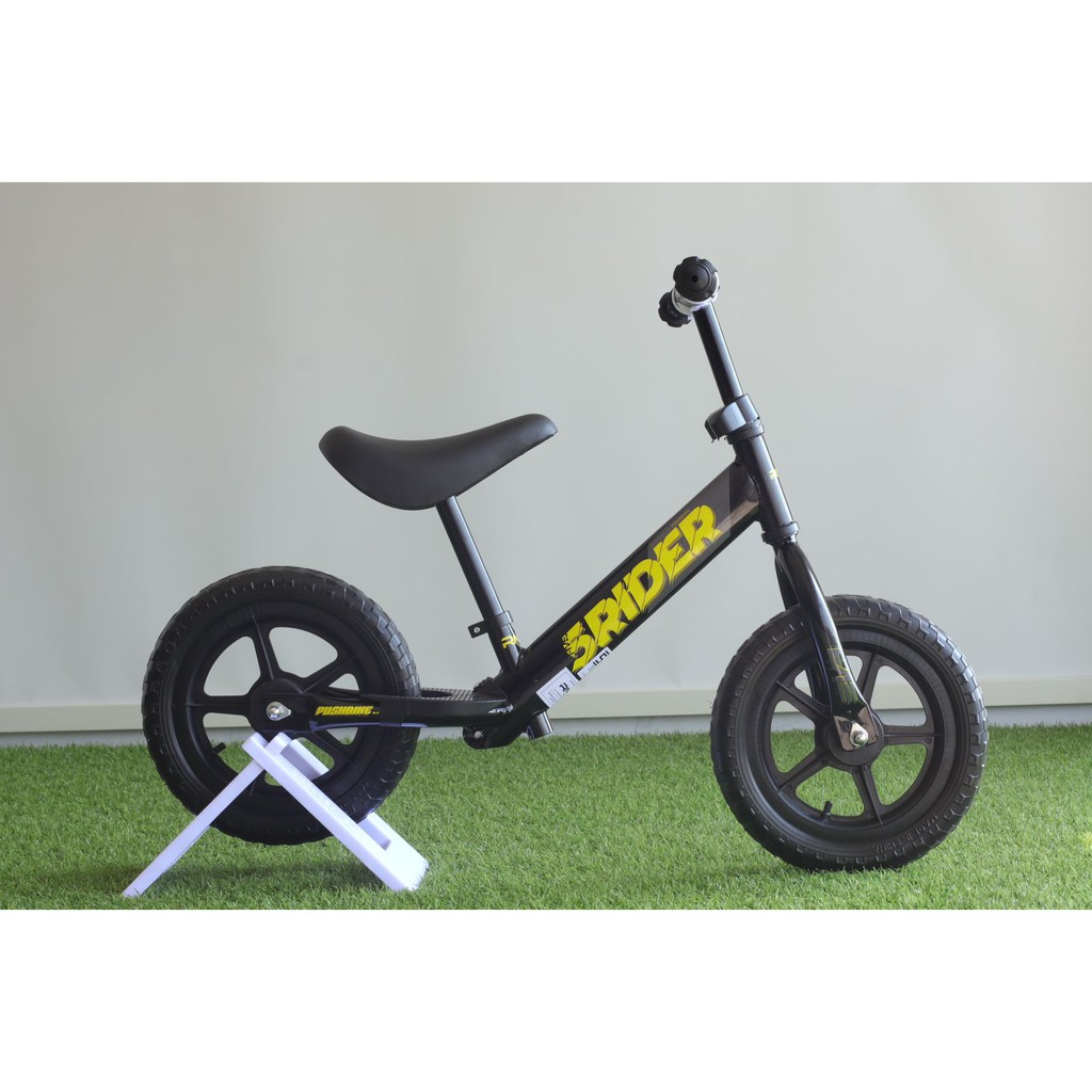 Khusus Gojek/Grab Instan Sepeda Push Bike Element 5rider Ban Eva 3.0 Srider 5 Rider Balance Keseimbangan Anak Balita Garansi SNI-Black