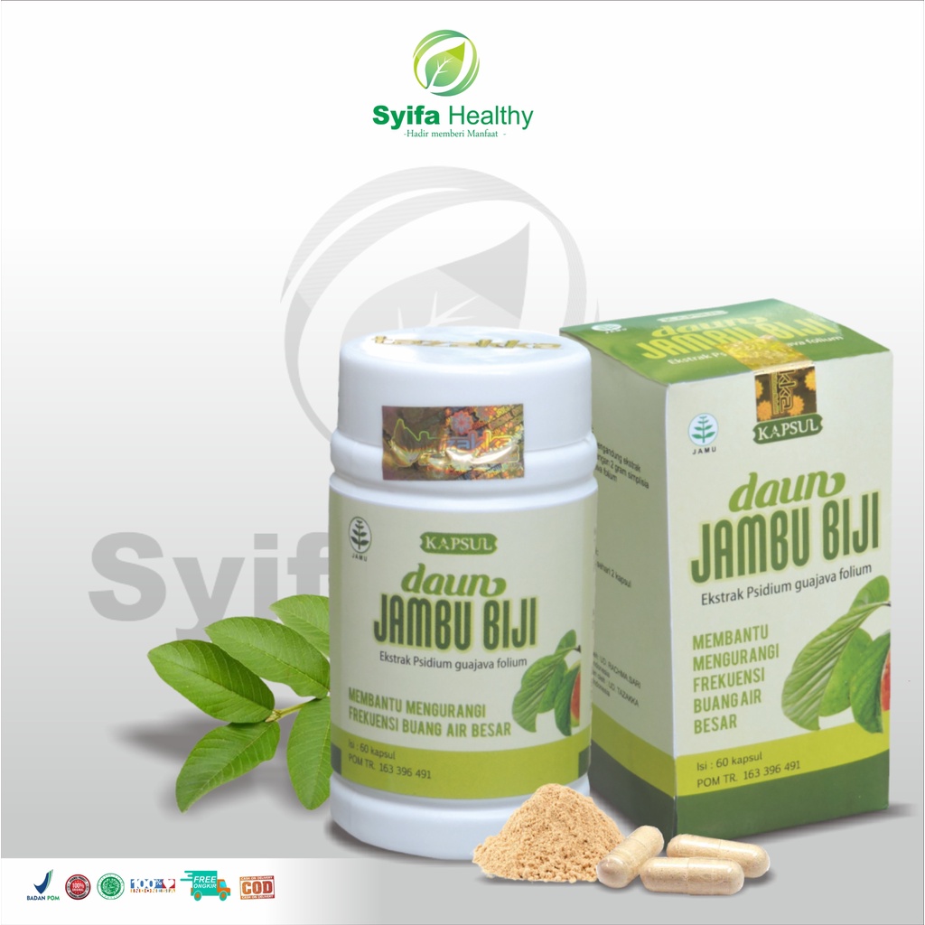 

Obat Diare dan Sakit Perut serta MAAG JAMBU BIJI Tazakka isi 60 kapsul ORIGINAL DAN HALAL BPOM