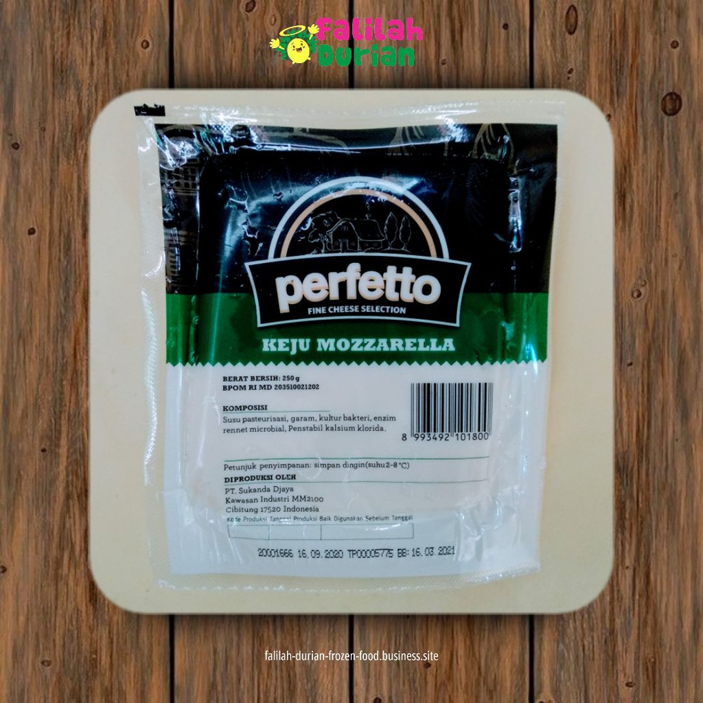 

Keju Mozarella Perfetto 250gr