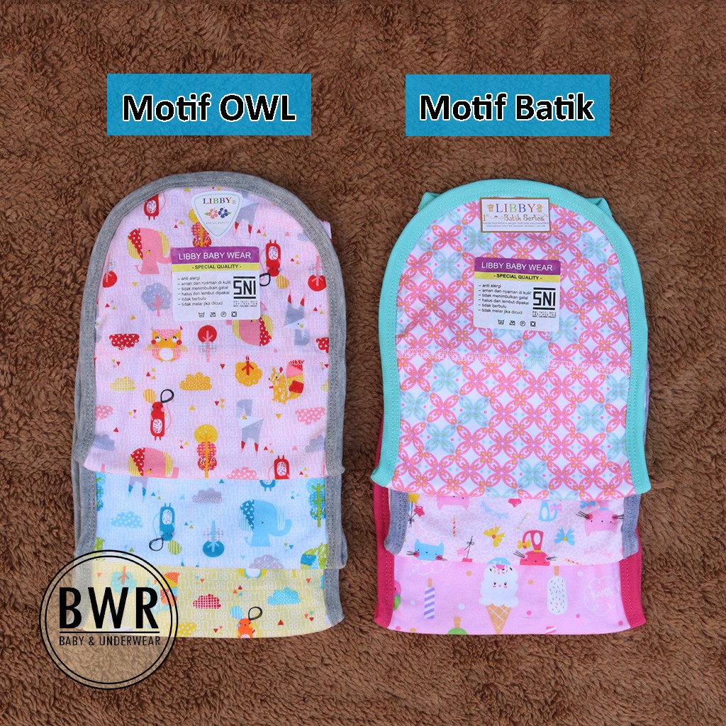 Popok Libby | Popok bayi tali ikat motif karakter - Satuan