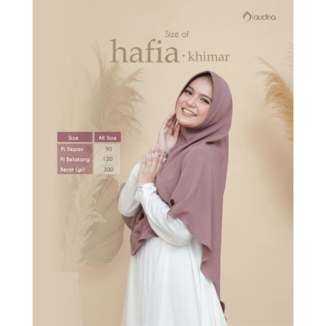 Khimar Hafia Ori Audina/Khimar Instan/Audina Indonesia