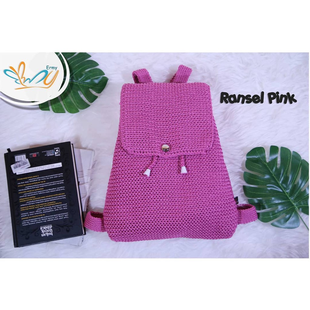 Ermy Bag Ransel Pink