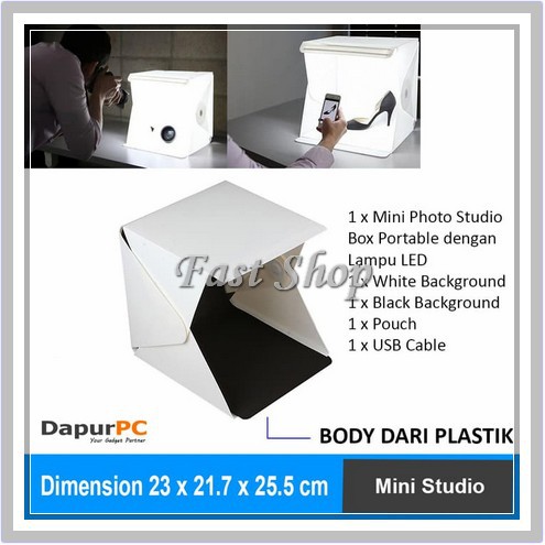 Studio Photo Box Mini Portable LED Light