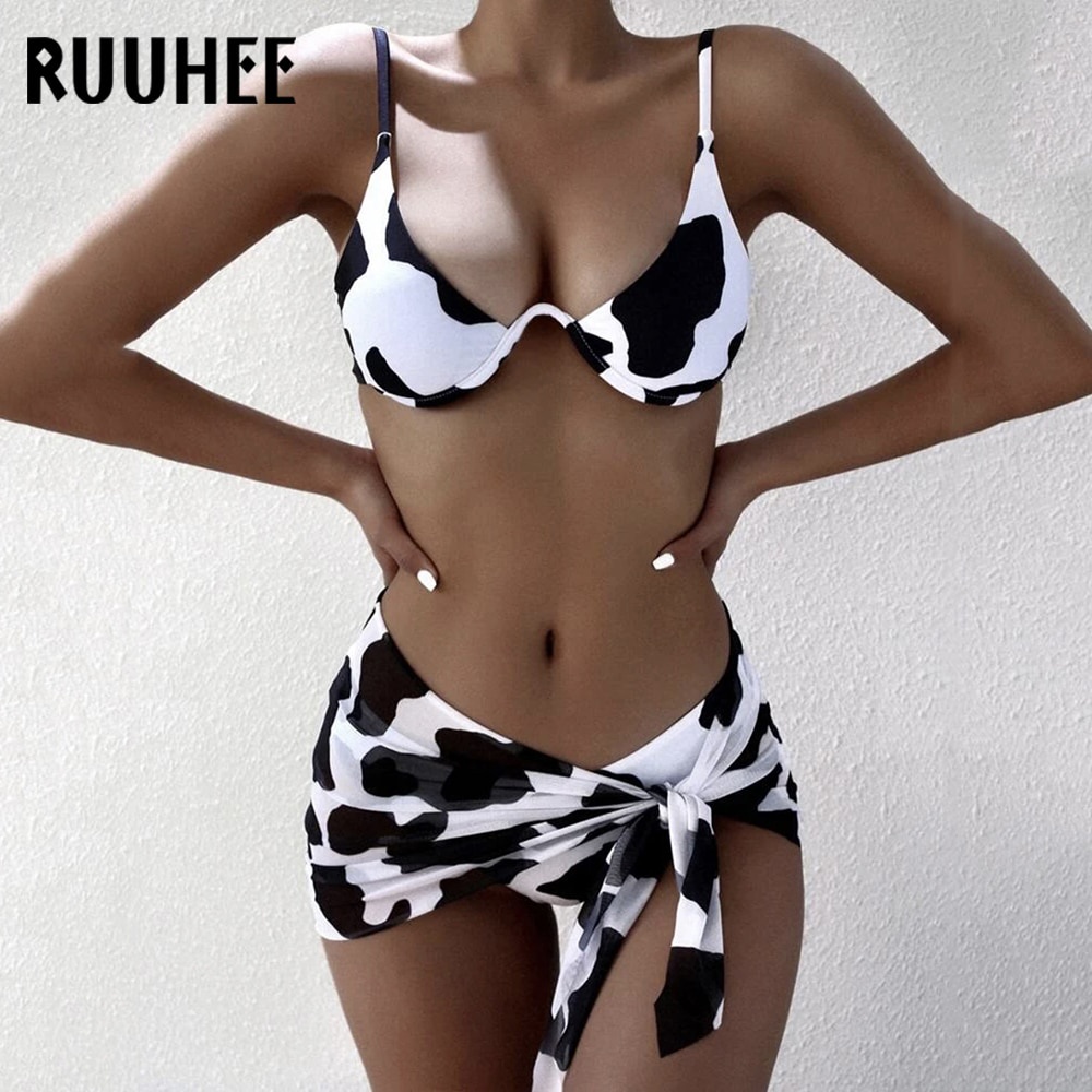 PREORDER RUUHEE Sexy Bikini 2021 Swimwear Women Swimsuit Micro Bikini Set Push Up Bathing Suit Beach