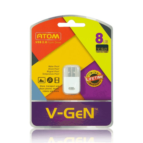 Flashdisk V-Gen Atom 8GB USB 2.0