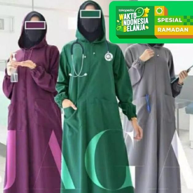 Hazmat baju pelindung/Gamis APD/Waterproof/Mayer Premium