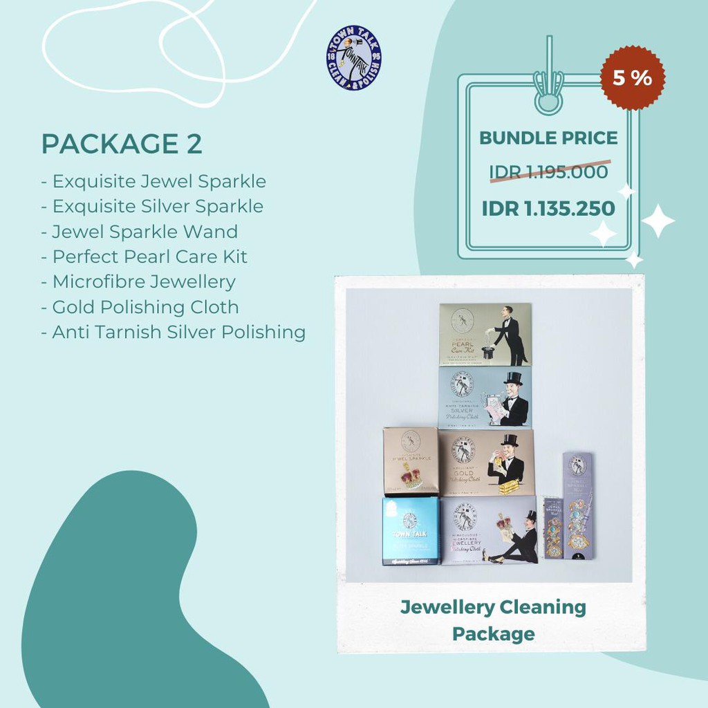 

Town Talk Polish - Jewellery Cleaning Package