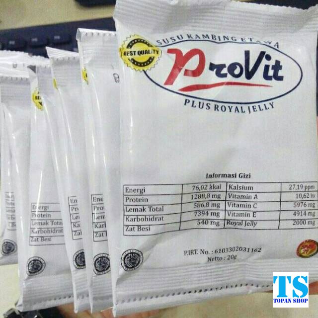 

SUSU KAMBING ETAWA PROVIT PLUS ROYAL JELLY PER 10