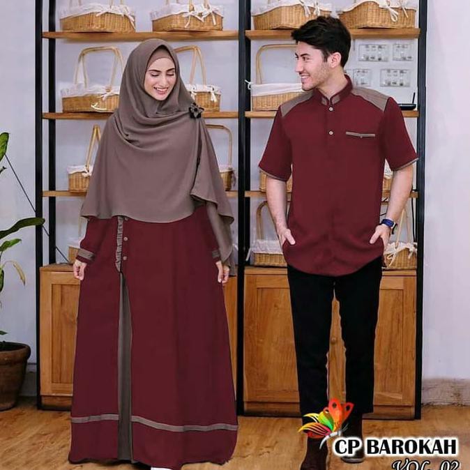 Gamis Gaul 2020 Baju Busana Muslim Gamis Couple Pria Wanita Barokah Ladangki Production