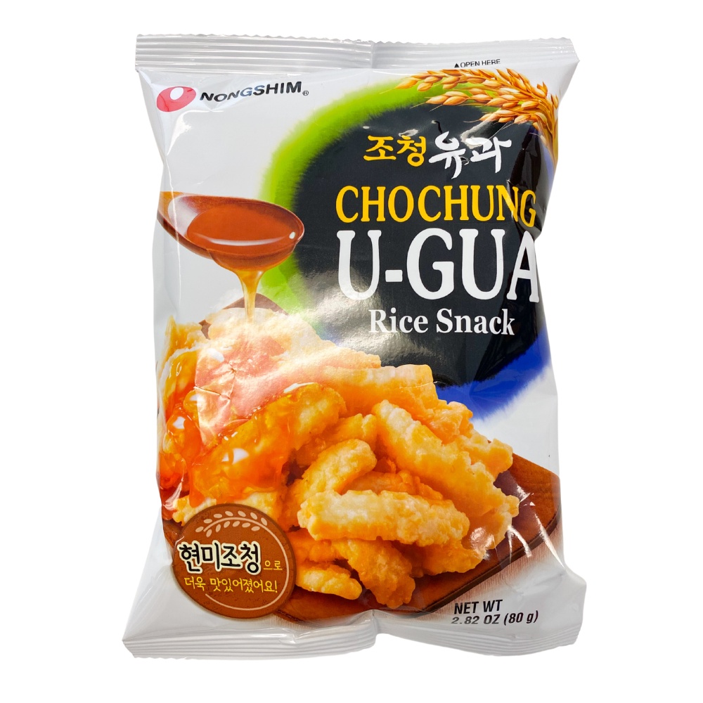 

Nongshim Chochung U-Gua Rice Snack |Makanan Ringan Rasa Beras|80g