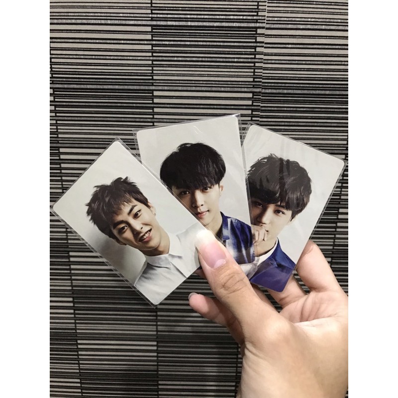 Photocard Xiumin, Lay, Kai EXO - SEASONS GREETING 2015