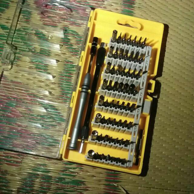 Obeng Set Reparasi Magnetik Elektronik 60 In 1 Smartphone Hp Multifungsi