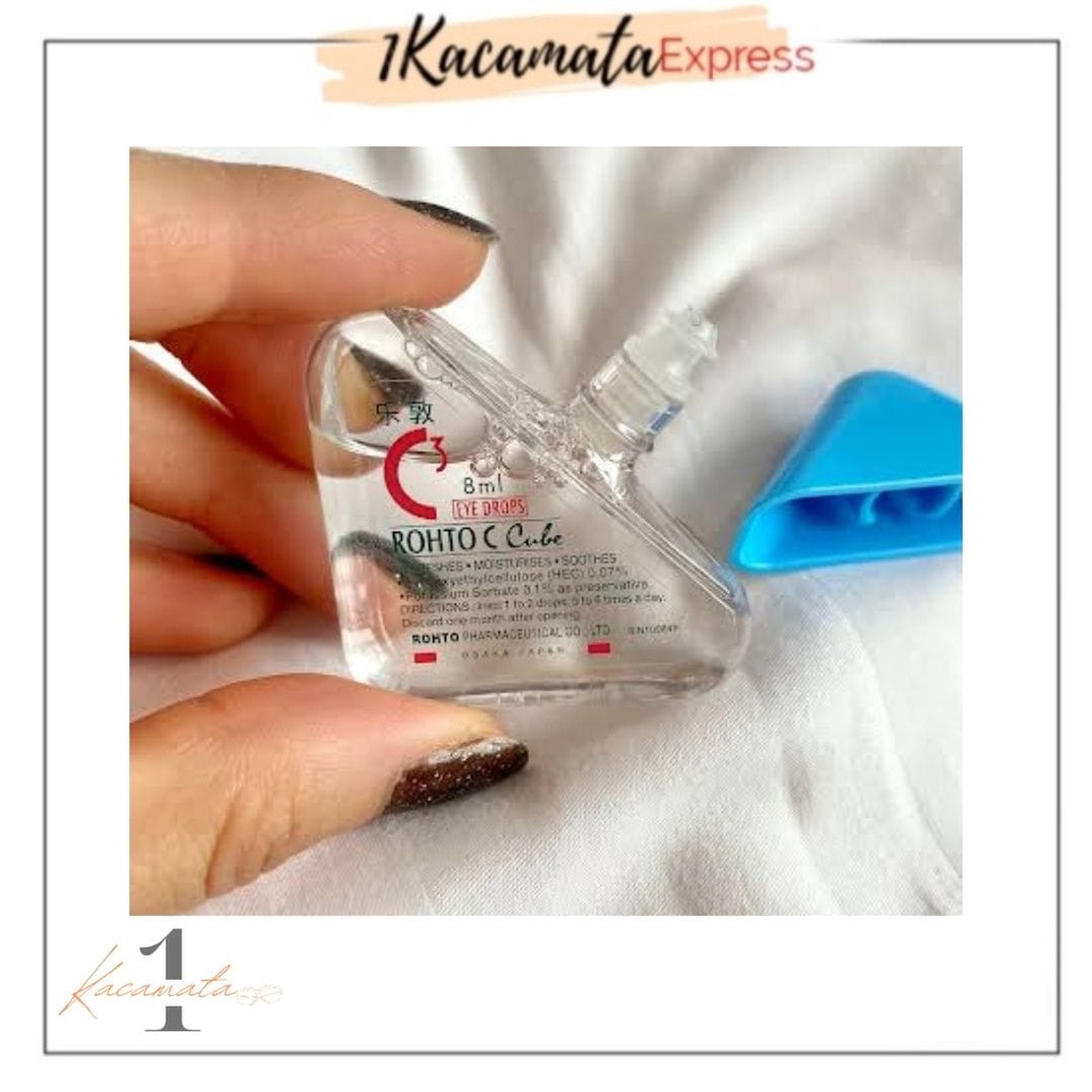 Rohto C Cube Obat Tetes Mata Untuk Pemakai Softlens, Disposable, Semih