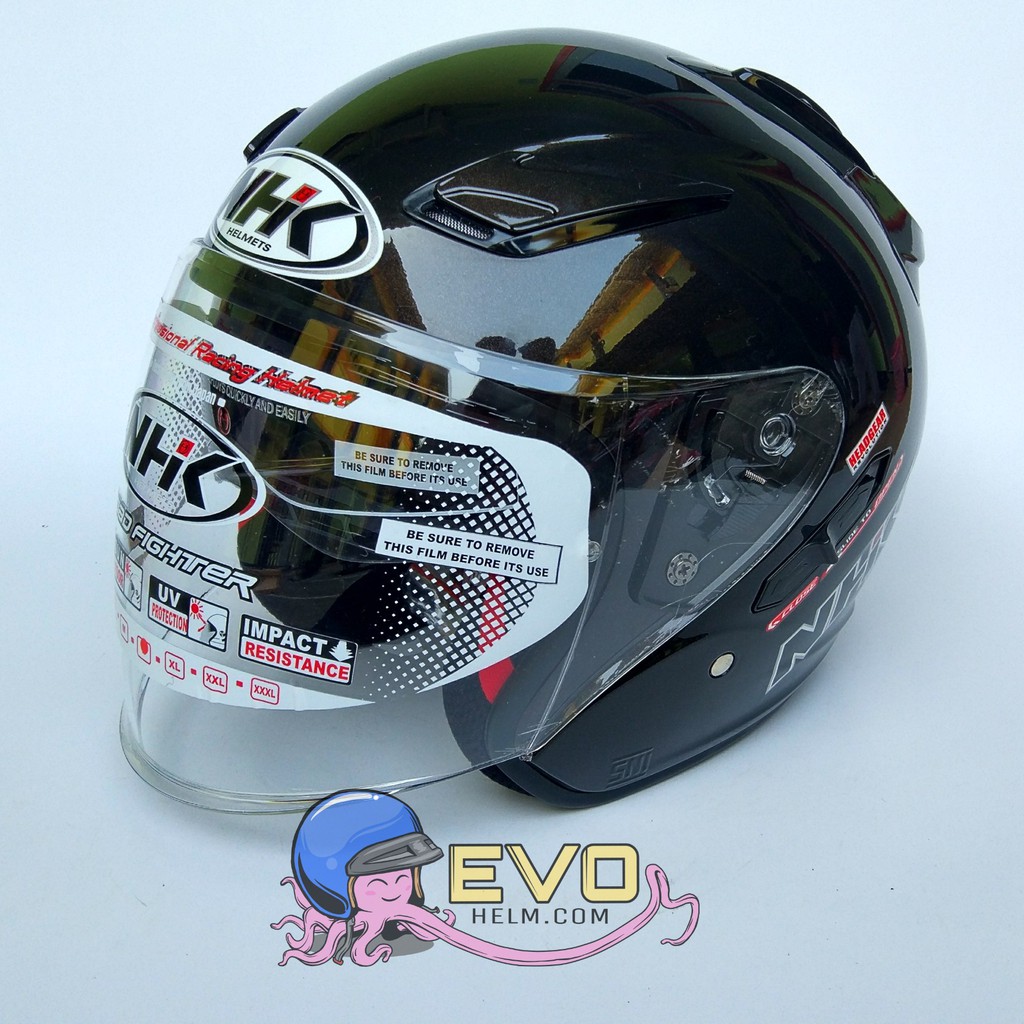 NHK R1 MAX KANJI LENGKAP - HELM HALF FACE NHK ORI