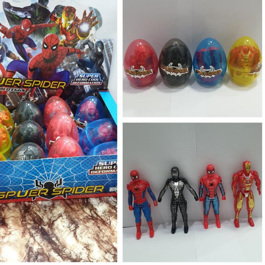 Mainan Surprise Egg Spiderman