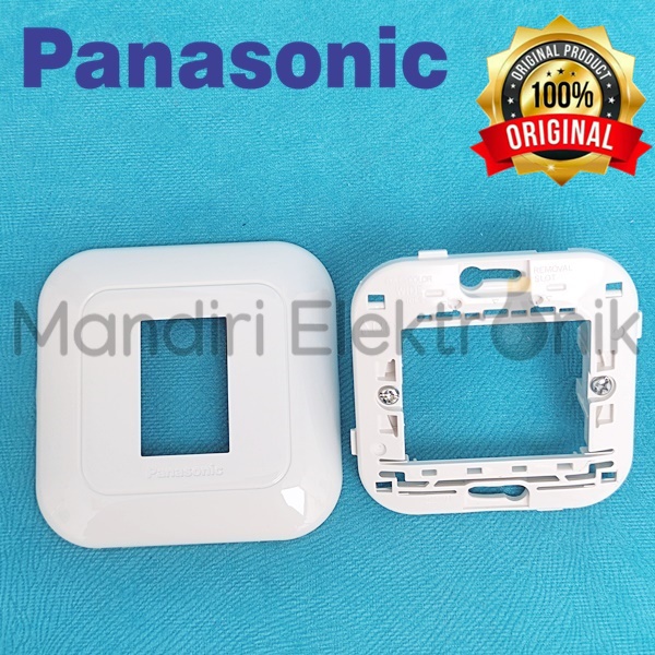 Frame Saklar Putih Panasonic WEJ 78019 WEJ 78029 - Rumah Saklar Panasonic 1 / 2 gang Tanam - Saklar Lampu Panasonic