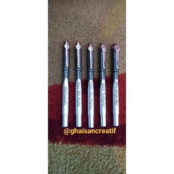 

bolpen custom nama ,diukir nama langsung jadi gravier manual (handmade)