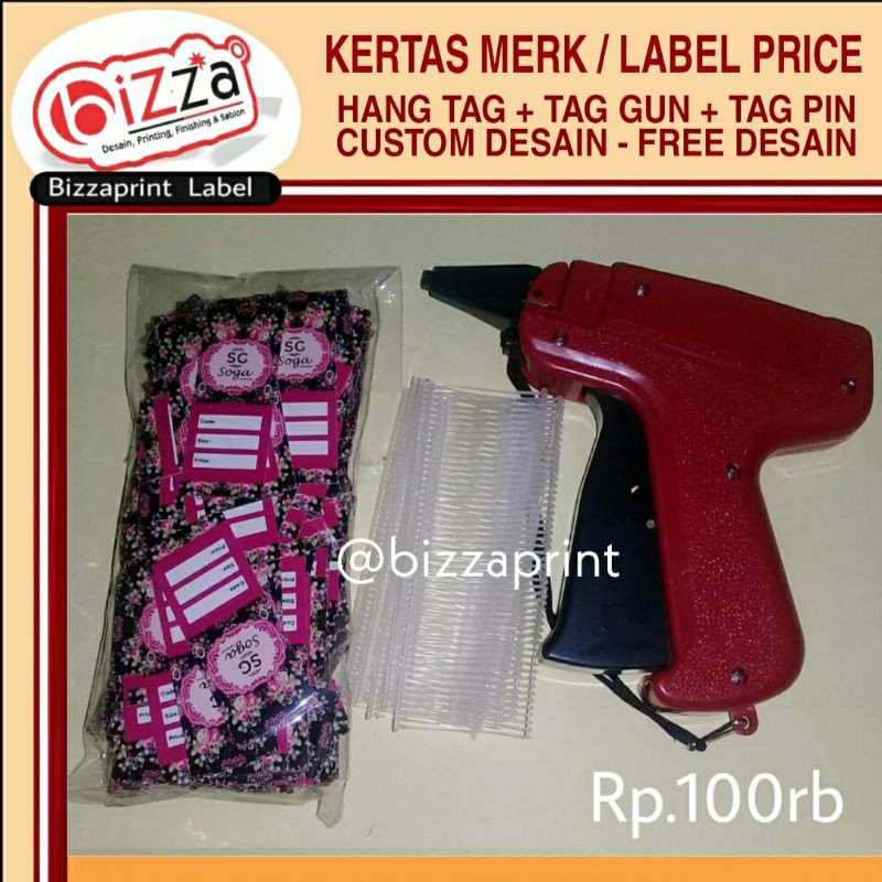 

PAKET LABEL : HANG TAG/KERTAS PRICE, TAGGUN & TAGPIN