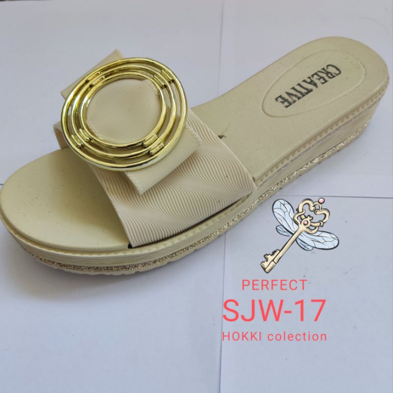 sandal wanita wedges korea import