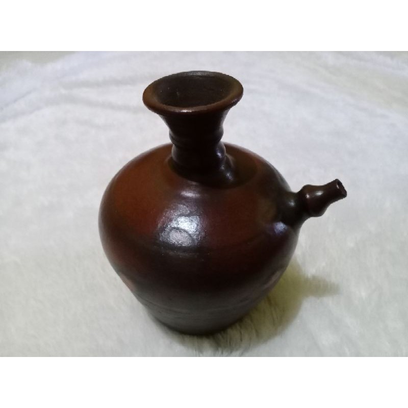 kendi air minum gerabah tanah liat kecil -+ 1,5 lt +peti