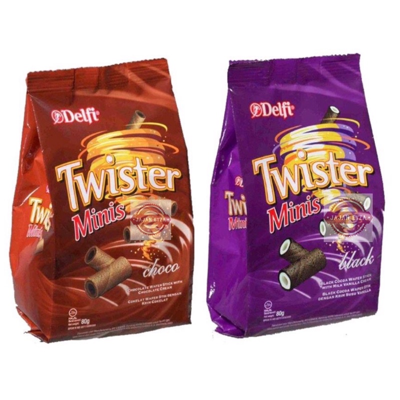 

delfi twister minis pouch / twister minis black / twister minis choco / delfi twister