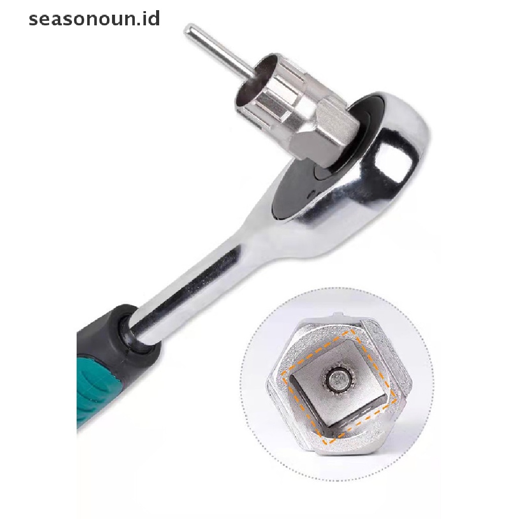 【seasonoun】 Bike Bicycle Flywheel Freewheel Cassette Remover Cycling Bike Socket Wrench .