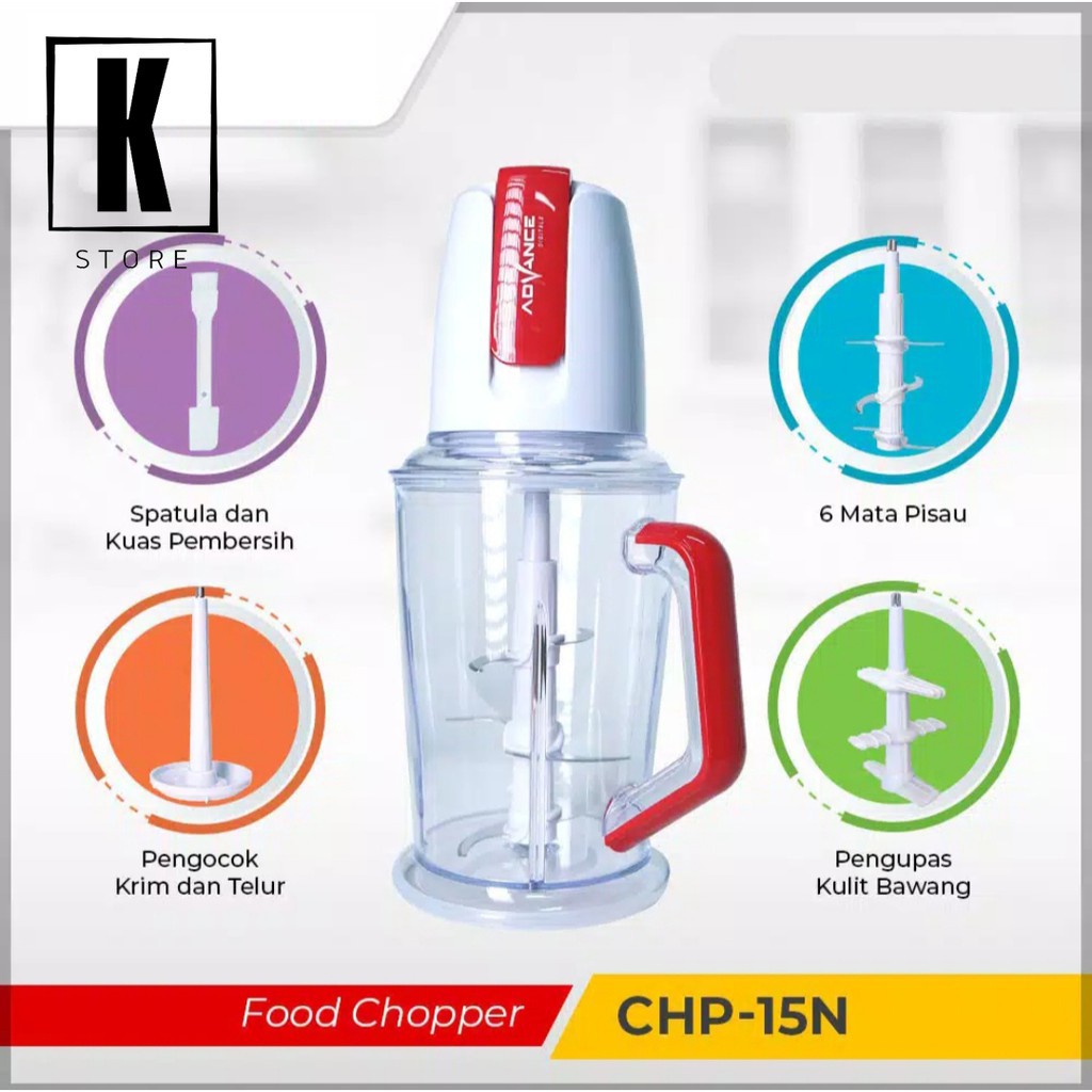 Food Chopper ADVANCE CHP-15N / Penggiling Daging Bumbu