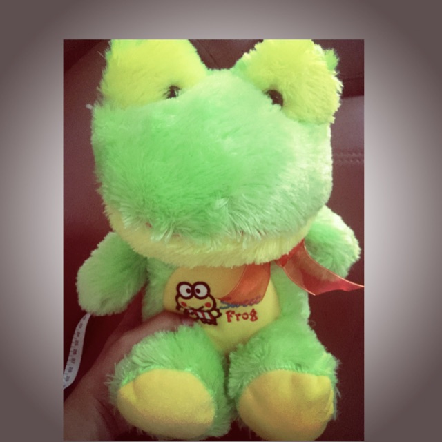 Boneka Kodok Sweet Frog SNI 30 cm - mainan anak