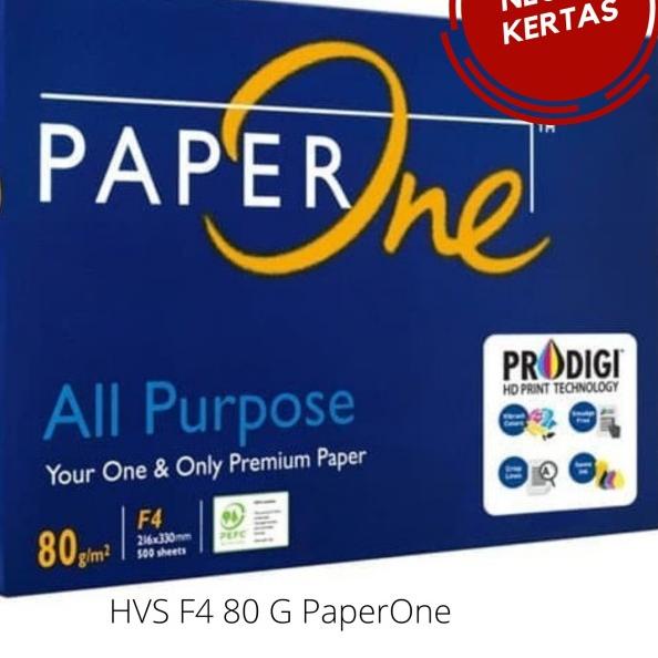 

♣ Kertas HVS F4 (Folio) 80 gr Paperone ←