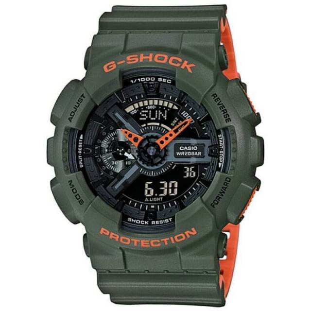 Jam Tangan Pria Casio G-SHOCK GA-110-LN  GA110LN 3A Original & Garansi