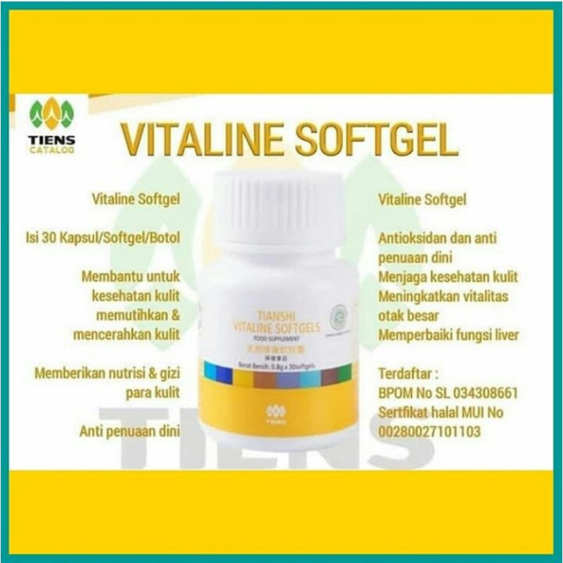 VITALINE TIENS-SUPLEMEN PEMUTIH ALAMI