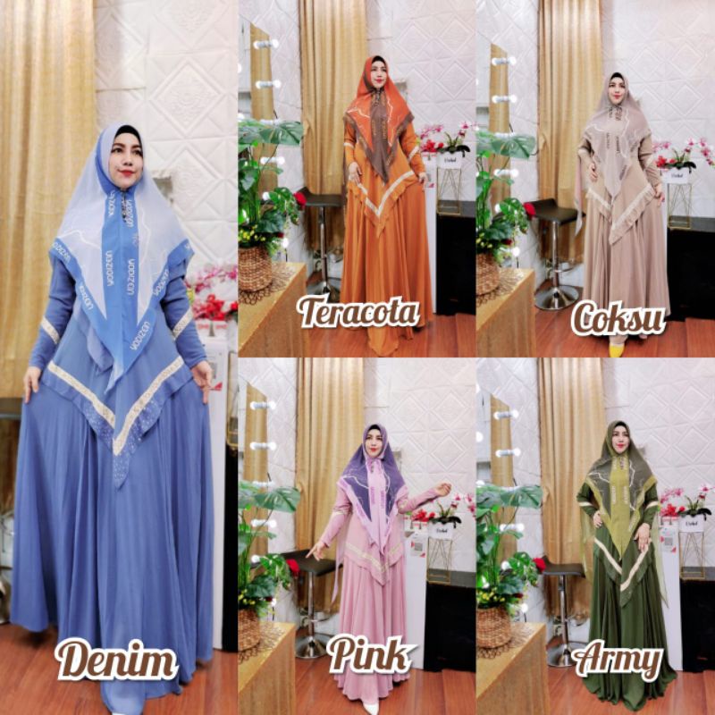 DRESS ALAYA PREMIUM SET*Original 
_By : Yodizein Syari_