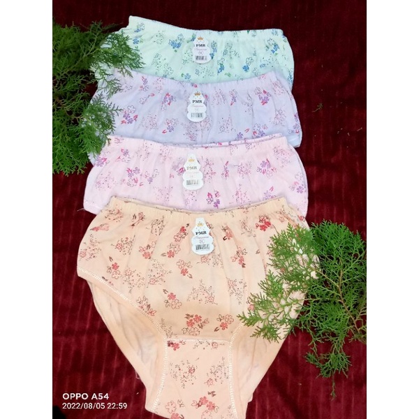 celana dalam wanita Dewasa PMR motif.3 pcs/6 pcs