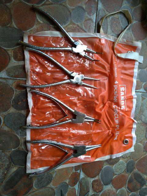 Tang Snapring 7 4pcs/set Snap Ring Circlip Pliers 175mm Sands