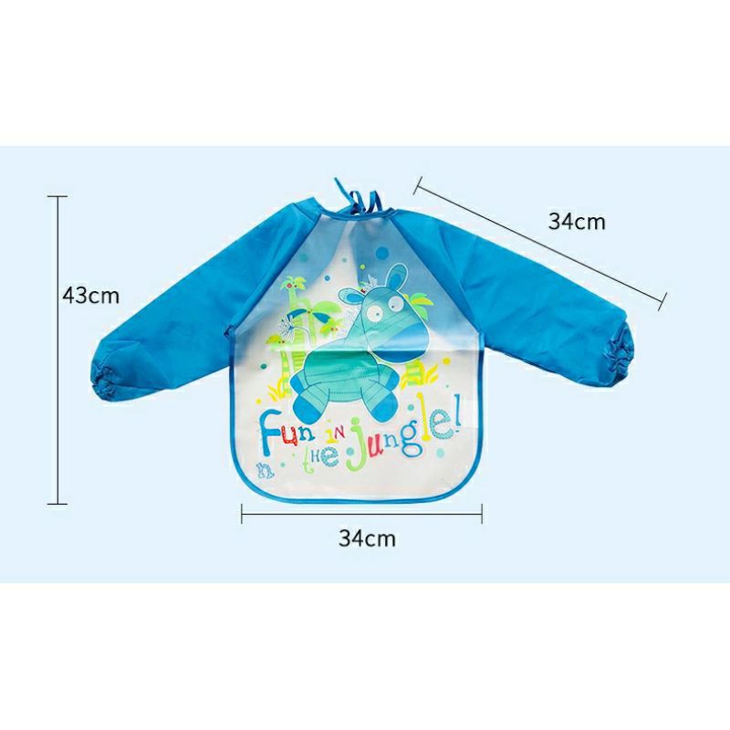 LZ.C33 bib baju anak. celemek baju bayi. bib slabber