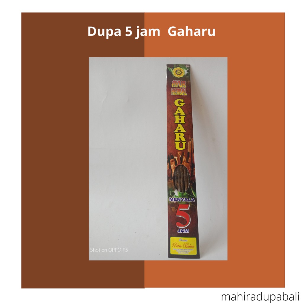 DUPA AROMATERAPY GAHARU 5 JAM PUTRI BULAN