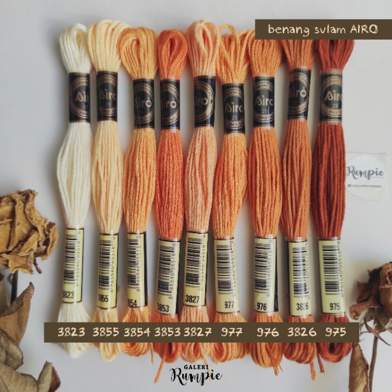 Benang Sulam AIRO - Orange