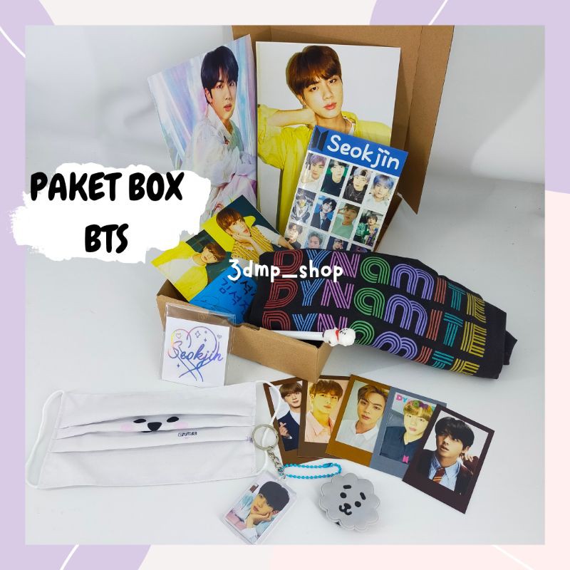 Paket box hampers wisuda gift ultah lebaran bts kpop seokjin rj chimmy jimin v taehyung